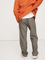 Relaxed Hemp-Cotton Pull-On Pant