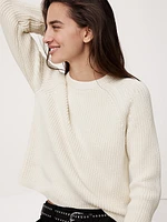 Cotton-Wool Ribbed Sweater