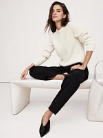 Cotton-Wool Ribbed Sweater