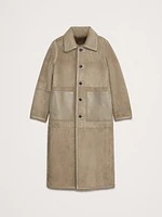 Reversible Shearling Car Coat