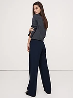 High-Rise Modern Straight Refined Pant