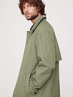 Water-Resistant Mac Coat