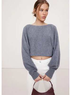 Midweight Cashmere Cropped Sweater