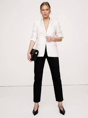 Barathea Relaxed Italian Wool Tuxedo Jacket