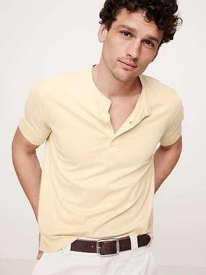 Soft Wash Henley T-Shirt