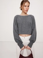 Midweight Cashmere Cropped Sweater