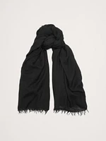 Gauze Scarf with Merino Wool