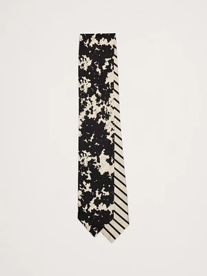 Silk Twill Skinny Scarf