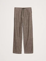 Relaxed Hemp-Cotton Pull-On Pant