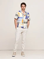 Standard-Fit Silk Resort Shirt