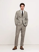 Herringbone Linen Suit Jacket