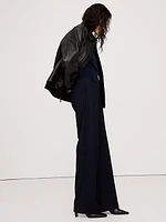 High-Rise Modern Straight Refined Pant