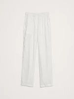 Linen Pull-On Ankle Pant