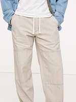 Relaxed Hemp-Cotton Pull-On Pant