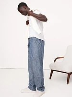 Relaxed Hemp-Cotton Pull-On Pant