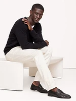 Slim Linen-Cotton Traveler Pant