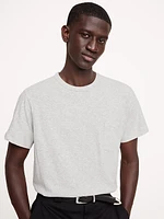 Boxy Linen-Cotton T-Shirt