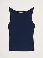 Lightweight Merino Boat-Neck Tank