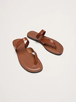 Leather Slide Sandal