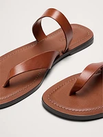 Leather Slide Sandal