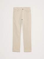 Straight Linen-Cotton Traveler Pant