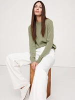 Lightweight Cashmere Crew-Neck Sweater