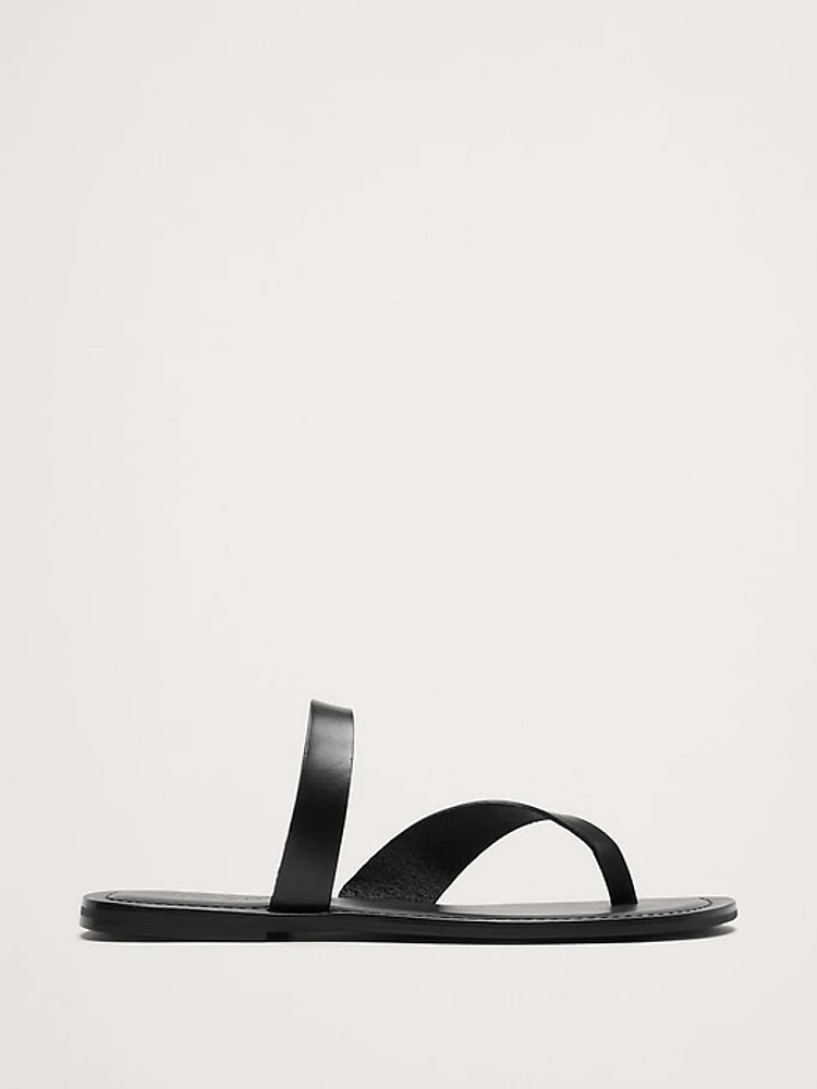 Leather Slide Sandal