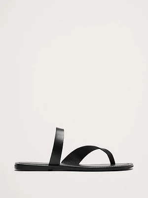 Leather Slide Sandal