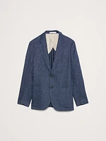 Linen-Cotton Herringbone Sport Coat