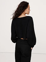 Midweight Cashmere Cropped Sweater