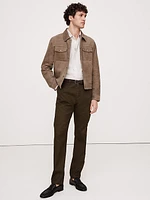 Athletic Slim Linen-Cotton Chino