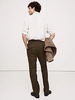 Athletic Slim Linen-Cotton Chino