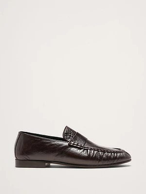 Leather Moccasin Loafer