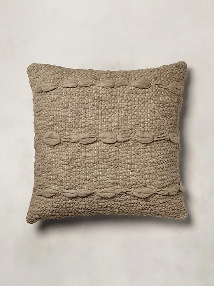 Hand-Carded Merino Pillow
