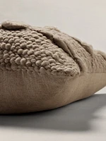 Hand-Carded Merino Pillow