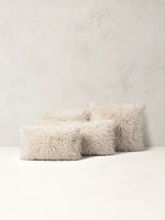 Tipped Faux Fur Pillow