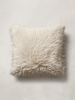 Tipped Faux Fur Pillow