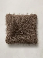 Tipped Faux Fur Pillow
