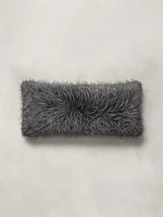 Tipped Faux Fur Pillow