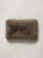 Tipped Faux Fur Pillow