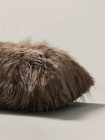 Tipped Faux Fur Pillow
