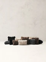 Tipped Faux Fur Pillow