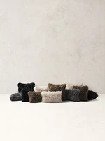 Tipped Faux Fur Pillow