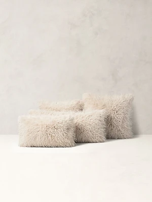 Tipped Faux Fur Pillow