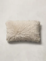 Tipped Faux Fur Pillow