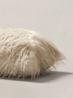 Tipped Faux Fur Pillow