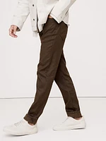 Slim Linen-Cotton Traveler Pant