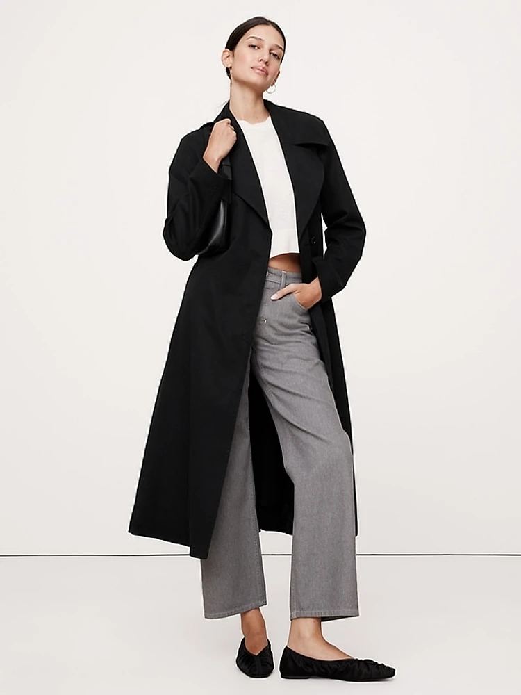 Drapey Trench Coat