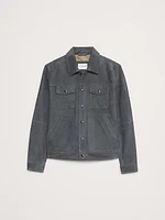 Suede Trucker Jacket