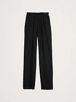 Linen Pull-On Ankle Pant